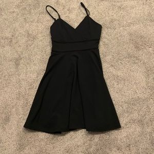 Black short dress